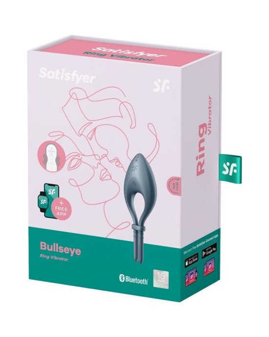 Ерекційне смарт-віброкільце ласо Satisfyer Bullseye Dark Blue (пошкоджене паковання!!!) Ерекційне смарт-віброкільце ласо Satisfyer Bullseye Dark Blue (пошкоджене паковання!!!)