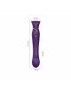 Смартвібратор Zalo — Queen Twilight Purple, пульсівна перлина, кристал Swarovski Смартвібратор Zalo — Queen Twilight Purple, пульсівна перлина, кристал Swarovski