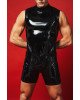 Комбідрес чоловічий лакований «Розпусний Джо» D&A, чорний, L, відкриті сідниці, зручні блискавки Комбідрес чоловічий лакований «Розпусний Джо» D&A, чорний, L, відкриті сідниці, зручні блискавки