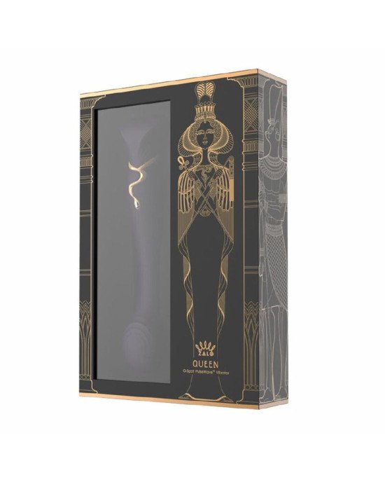 Смартвібратор Zalo — Queen Twilight Purple, пульсівна перлина, кристал Swarovski Смартвібратор Zalo — Queen Twilight Purple, пульсівна перлина, кристал Swarovski