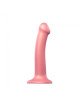 Насадка для страпону Strap-On-Me Mono Density Dildo Rose M (м'ята упаковка!!!)