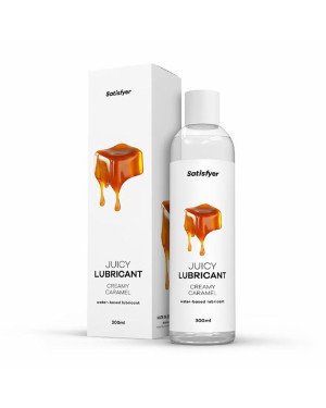 Лубрикант на водній основі Satisfyer Juicy Lubricant Creamy Caramel 300 мл (м'яте паковання!!!)