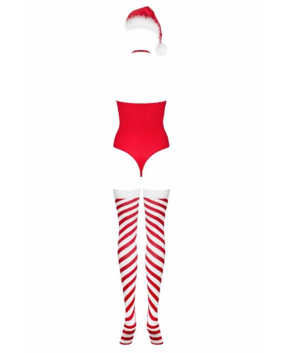 Боді Obsessive Kissmas teddy red L/XL (м'ята упаковка!!!) Боді Obsessive Kissmas teddy red L/XL (м'ята упаковка!!!)