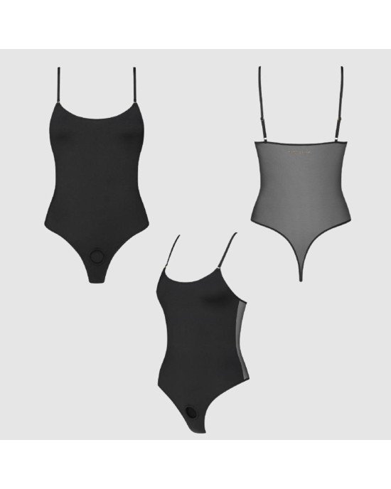 Боді з фіксацією ділдо Strap-On-Me Harness Body Signature - XS - Black Боді з фіксацією ділдо Strap-On-Me Harness Body Signature - XS - Black