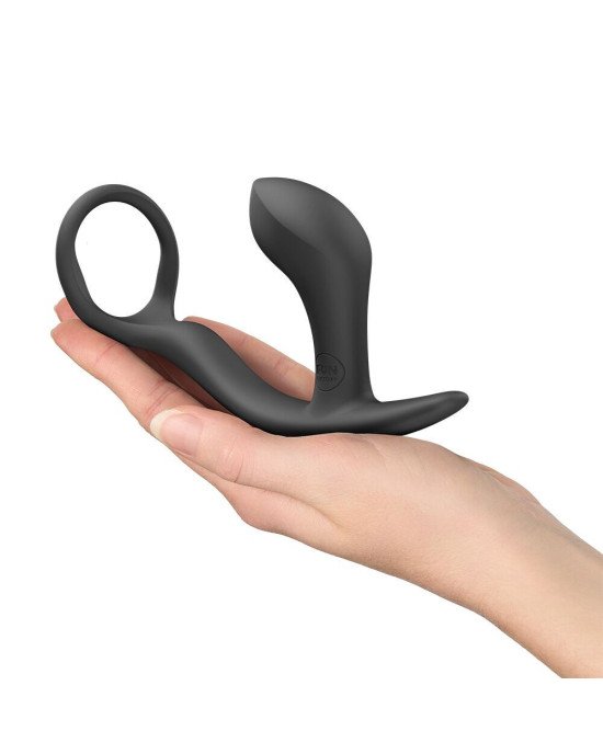 Анальна пробка з ерекційним кільцем Fun Factory BOOTIE RING Black (м'яте паковання!!!)