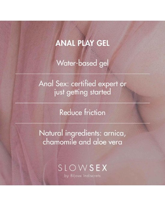Анальний гель-змазка Bijoux Indiscrets Slow Sex Anal play gel (пом'яті паковання та тюбик!!!) Анальний гель-змазка Bijoux Indiscrets Slow Sex Anal play gel (пом'яті паковання та тюбик!!!)