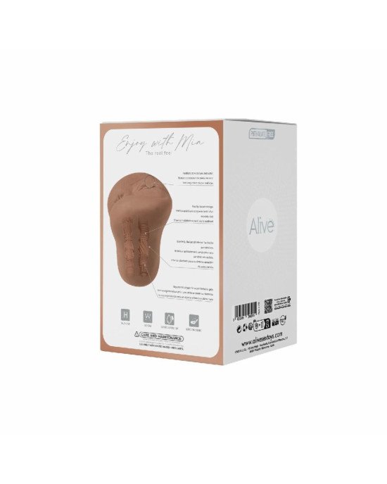 Мастурбатор Alive Mia Super Realistic Masturbator XL Caramel (м'ята упаковка!!!) Мастурбатор Alive Mia Super Realistic Masturbator XL Caramel (м'ята упаковка!!!)