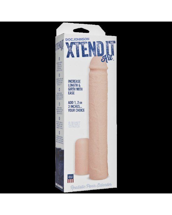 Насадка на член Doc Johnson Xtend It Kit White (м'ята упаковка!!!) Насадка на член Doc Johnson Xtend It Kit White (м'ята упаковка!!!)