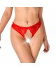 Мереживні трусики з відкритим доступом Art of Sex - Mia, розмір XS-M, Червоний Мереживні трусики з відкритим доступом Art of Sex - Mia, розмір XS-M, Червоний