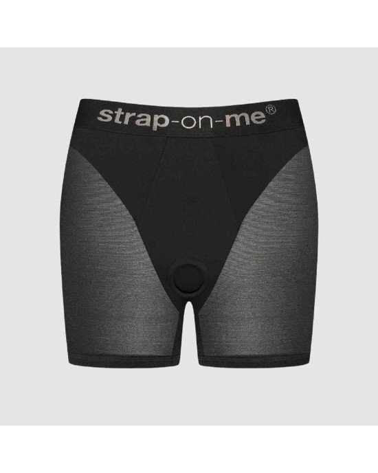Шорти з фіксацією ділдо Strap-On-Me Harness Lingerie Halo - S - Black Шорти з фіксацією ділдо Strap-On-Me Harness Lingerie Halo - S - Black