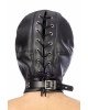 Капюшон з кляпом для БДСМ Fetish Tentation BDSM hood in leatherette with removable gag Капюшон з кляпом для БДСМ Fetish Tentation BDSM hood in leatherette with removable gag