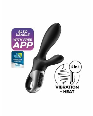 Універсальний смарт-вібратор з підігрівом Satisfyer Heat Climax + (м'яте паковання!!!)