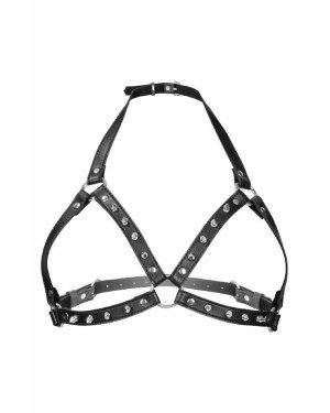 Портупея з металевими шипами Fetish Tentation Sexy Adjustable Chest Harness