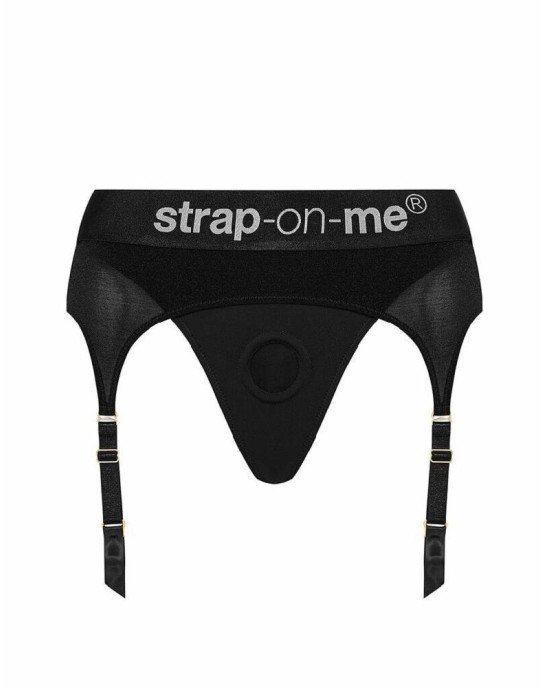 Труси для страпону з підв'язками для панчох Strap-On-Me REBEL HARNESS - S Труси для страпону з підв'язками для панчох Strap-On-Me REBEL HARNESS - S
