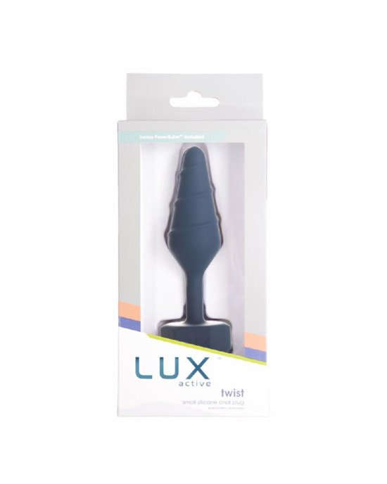 Анальна пробка Lux Active Twist Plug Small Blue (м'яте паковання!!!) Анальна пробка Lux Active Twist Plug Small Blue (м'яте паковання!!!)