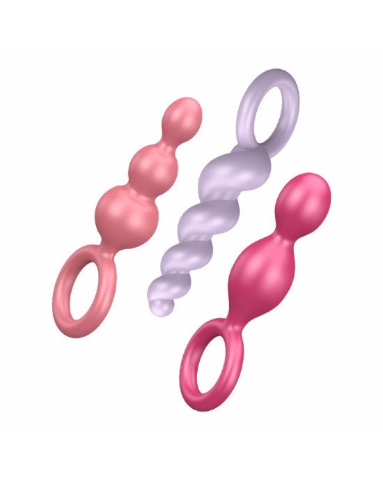 Набір анальних іграшок Satisfyer Plugs colored (set of 3) - Booty Call (м'яте паковання!!!) Набір анальних іграшок Satisfyer Plugs colored (set of 3) - Booty Call (м'яте паковання!!!)