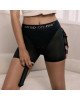 Шорти з фіксацією ділдо Strap-On-Me Harness Lingerie Halo - S - Black Шорти з фіксацією ділдо Strap-On-Me Harness Lingerie Halo - S - Black