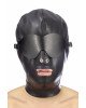 Капюшон для БДСМ зі знімною маскою Fetish Tentation BDSM hood in leatherette with removable mask Капюшон для БДСМ зі знімною маскою Fetish Tentation BDSM hood in leatherette with removable mask