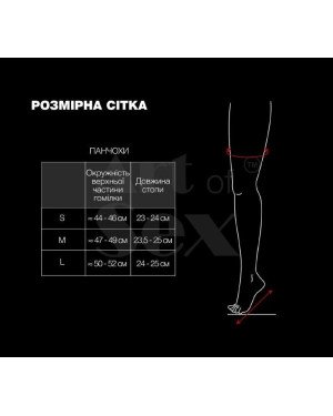Панчохи Art of Sex - Lora з відкритими пальцями та п'ятою, розмір M, з ефектом мокрого оксамиту Панчохи Art of Sex - Lora з відкритими пальцями та п'ятою, розмір M, з ефектом мокрого оксамиту