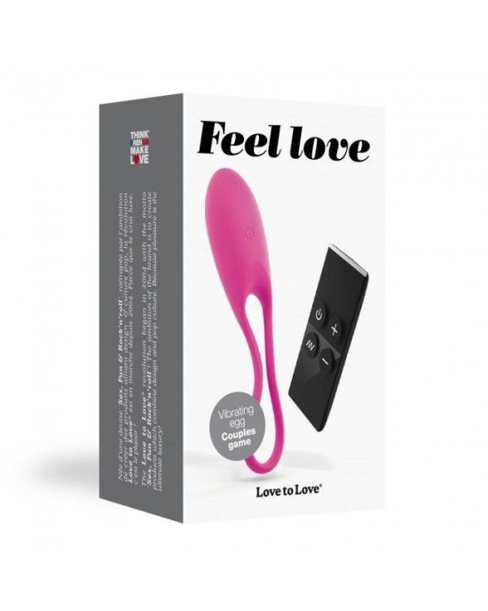 Віброяйце Love To Love Feel Love Pink (м'ята упаковка!!!) Віброяйце Love To Love Feel Love Pink (м'ята упаковка!!!)