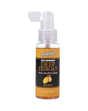 Спрей для мінету Doc Johnson GoodHead DeepThroat Spray - Mango 59мл (м'яте паковання!!!)