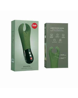 Вібратор для пеніса Fun Factory MANTA moss green/black (м'яте паковання!!!) Вібратор для пеніса Fun Factory MANTA moss green/black (м'яте паковання!!!)