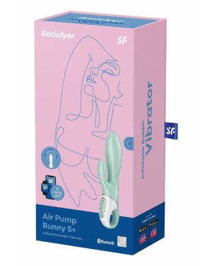 Смарт вібратор-кролик Satisfyer Air Pump Bunny 5+ (м'яте паковання!!!)