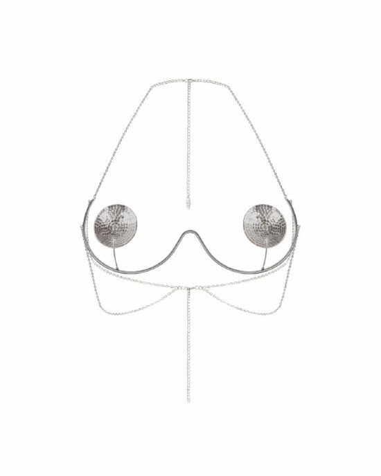 Прикраса на груди Obsessive Kisselie jewelry bra (м'яте паковання!!!) Прикраса на груди Obsessive Kisselie jewelry bra (м'яте паковання!!!)