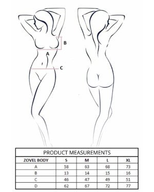 Боді Passion ZOVEL BODY light pink XL Боді Passion ZOVEL BODY light pink XL