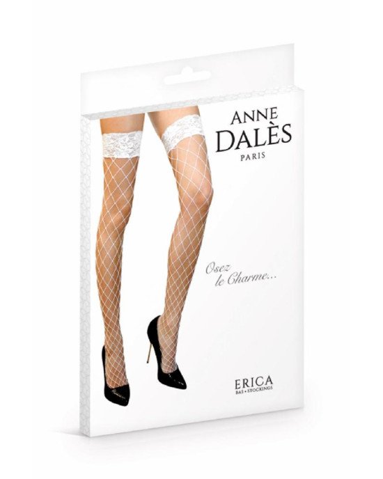 Панчохи в крупну сітку Anne De Ales ERICA T2 White Панчохи в крупну сітку Anne De Ales ERICA T2 White