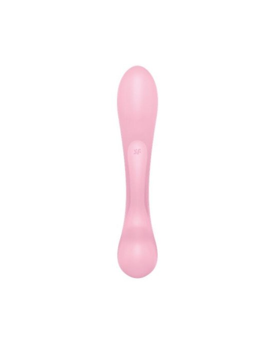 Двосторонній вібратор-кролик Satisfyer Triple Oh Pink (м'яте паковання!!!) Двосторонній вібратор-кролик Satisfyer Triple Oh Pink (м'яте паковання!!!)