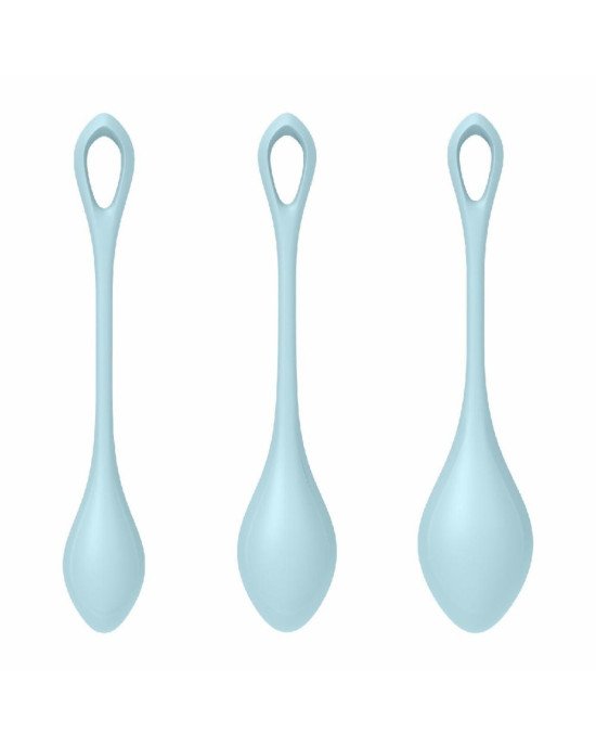 Набір йоні намистин Satisfyer Yoni Power 2 Light Blue (пошкоджене паковання!!!) Набір йоні намистин Satisfyer Yoni Power 2 Light Blue (пошкоджене паковання!!!)