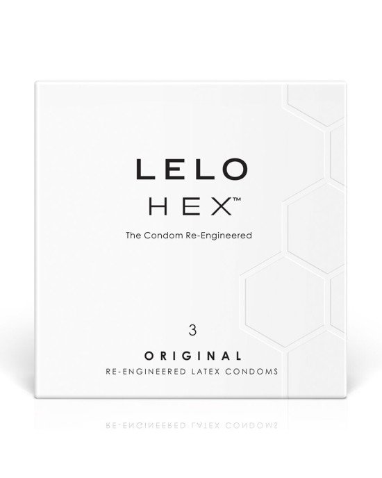 Презервативи LELO HEX Condoms Original 3 Pack (м'ята упаковка!!!) Презервативи LELO HEX Condoms Original 3 Pack (м'ята упаковка!!!)