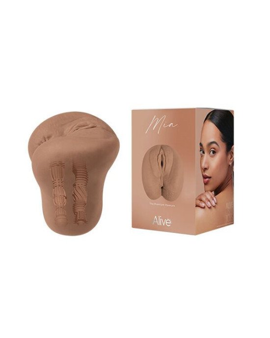 Мастурбатор Alive Mia Super Realistic Masturbator XL Caramel (м'ята упаковка!!!) Мастурбатор Alive Mia Super Realistic Masturbator XL Caramel (м'ята упаковка!!!)