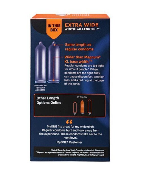 Презервативи MyONE Extra Wide 10 шт (м'яте паковання!!!)