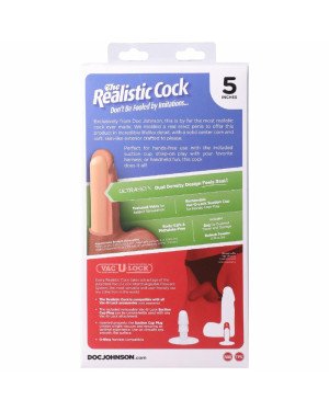Фалоімітатор Doc Johnson The Realistic Cock ULTRASKYN - 5