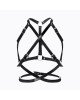Портупея жіноча Art of Sex - Agnessa Leather harness, Чорний L-2XL Портупея жіноча Art of Sex - Agnessa Leather harness, Чорний L-2XL