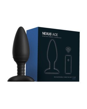 Анальна вібропробка Nexus ACE Large, з пультом ДК, макс. діаметр 5 см