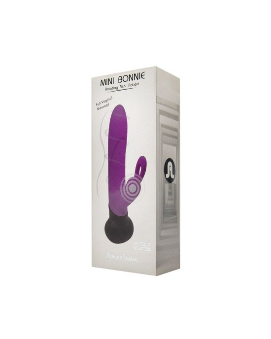 Вібратор з обертанням стовбура Adrien Lastic Mini Bonnie з петелькою для пальчика Вібратор з обертанням стовбура Adrien Lastic Mini Bonnie з петелькою для пальчика