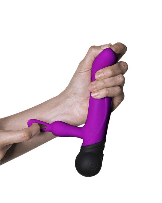 Вібратор з обертанням стовбура Adrien Lastic Mini Bonnie з петелькою для пальчика Вібратор з обертанням стовбура Adrien Lastic Mini Bonnie з петелькою для пальчика