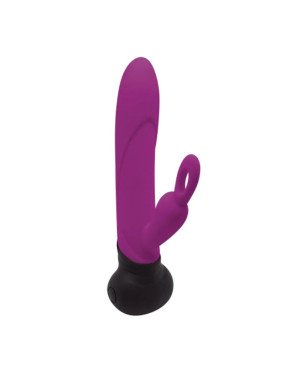 Вібратор з обертанням стовбура Adrien Lastic Mini Bonnie з петелькою для пальчика