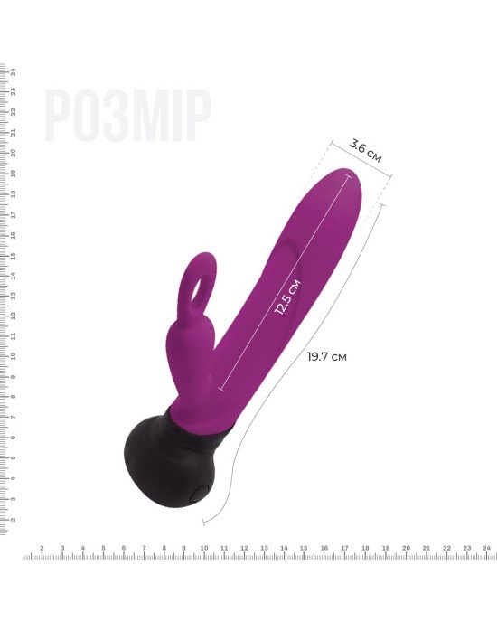 Вібратор з обертанням стовбура Adrien Lastic Mini Bonnie з петелькою для пальчика Вібратор з обертанням стовбура Adrien Lastic Mini Bonnie з петелькою для пальчика