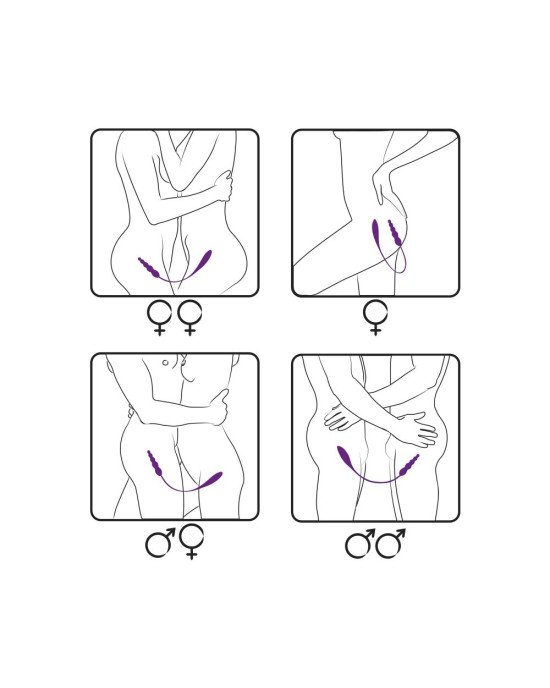 Вібратор двосторонній Adrien Lastic AD-2X з пультом LRS
