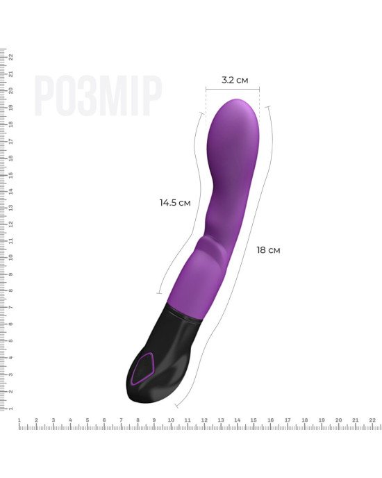 Вібратор Adrien Lastic Nyx, стимуляція точки G і входа у піхву