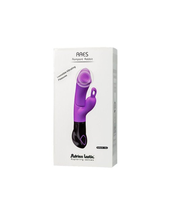 Вібратор-кролик Adrien Lastic Ares з петелькою для пальця Вібратор-кролик Adrien Lastic Ares з петелькою для пальця