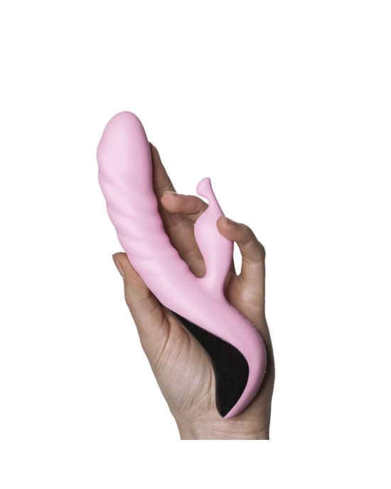 Вібратор Adrien Lastic Mini Trigger з масажними рухами стовбура Вібратор Adrien Lastic Mini Trigger з масажними рухами стовбура