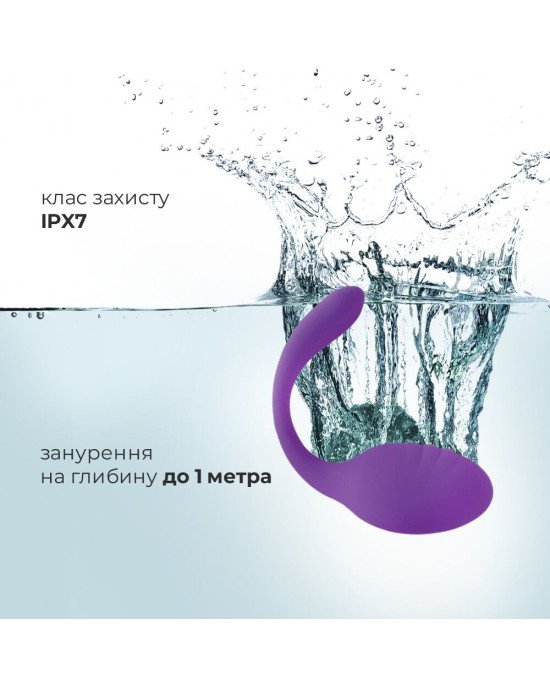 Віброяйце зі стимулятором клітора Adrien Lastic Smart Dream II з пультом LRS, можна під одяг