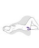 Вібратор для пар Adrien Lastic Couple Secrets II з пультом LRS, два мотори, універсальний