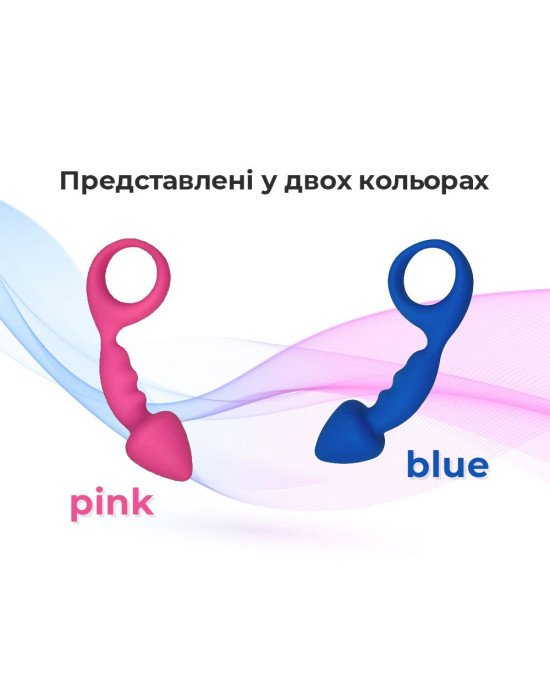 Анальна пробка Adrien Lastic Budy Pink із стимулюючою ніжкою, макс. діаметр 2,5 см
