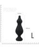 Анальна пробка Adrien Lastic Amuse Big Black (L) з двома переходами, макс. діаметр 4,4 см Анальна пробка Adrien Lastic Amuse Big Black (L) з двома переходами, макс. діаметр 4,4 см